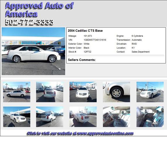 Cadillac CTS Base - Stop Looking and Buy Me