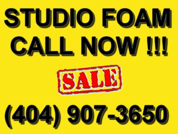 CALL NOW !!! STUDIO FOAM !!! or text today