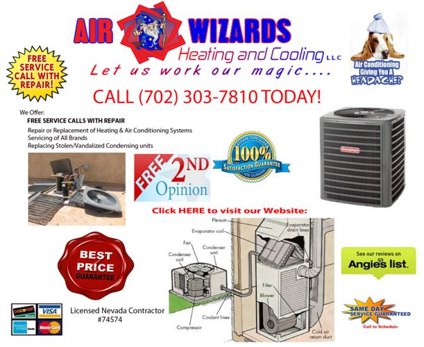 Call Us Today for Air Conditioning Repairs.....