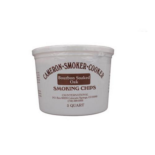 Camerons Products BQSO Smoking Chips 5 Qt Bourbon Soaked Oak