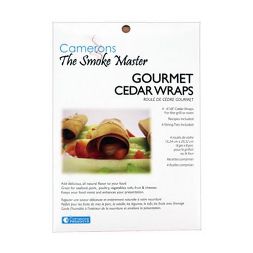 Camerons Products Cedar Wraps 6 x 8 (4 Wraps/sleeve) CW6X8-4