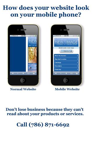 Can Your Web Site Be Seen Clearly On Cell Phones?