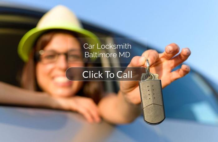Car Door Unlocking Service Baltimore - Auto locksmith Baltimore - Car Locksmith in Baltimore