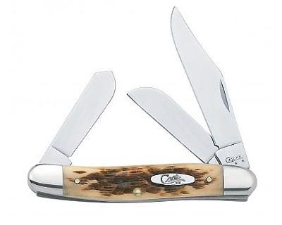 Case Cutlery 00128 6347 SS Amber Stockman