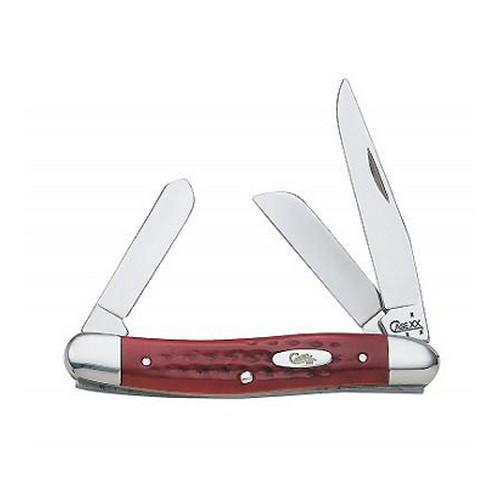 Case Cutlery 6318 SS Worn Old Red Medium Stock 786