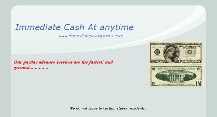 *~*~ cash available immediately, easy application process *~*~