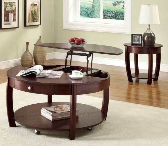 Casual Cappuccino 2 Pc Coffee/End Table Set