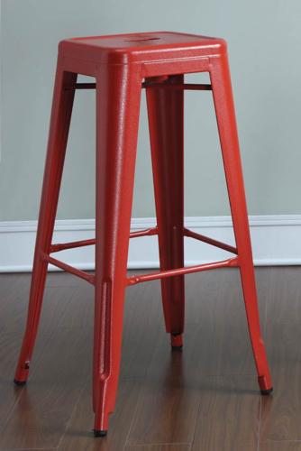 Casual Red 2 Bar Stools