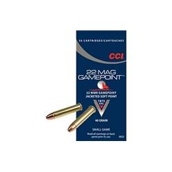CCI Hunting 22WMR 40Gr GamePoint 50 Rounds