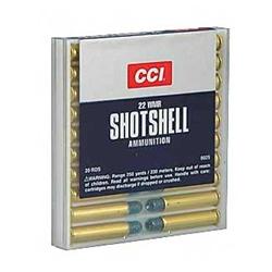 CCI Shotshell 22WMR 52Gr Shotshell #12 20 Rounds