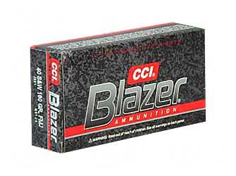 CCI/Speer Blazer 40 S&W 180Gr Full Metal Jacket 50 1000 3591