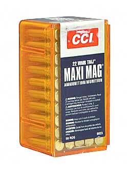 CCI/Speer Maxi-Mag 22WMR 40Gr Total Metal Jacket 50 2000 23