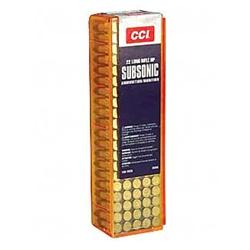 CCI Subsonic 22LR 40Gr Lead Hollow Point 100 Rounds