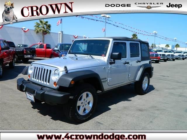 Certified 2012 Jeep Wrangler Unlimited Sport SUV 4D with 17783 Miles