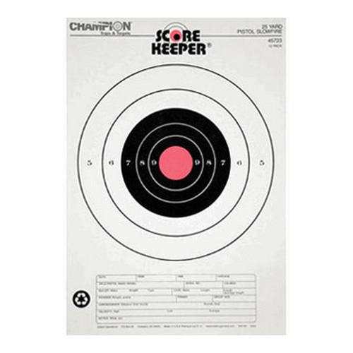 Champion Traps and Targets 25 Yd Pistol Slow Fire O/B (100/Pk) 45753