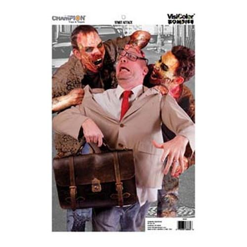 Champion Traps and Targets Zombie Visicolor Street Attack 50Pk 12X18 46080