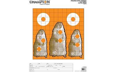 Champion Traps & Targets Large Practice Target Prairie Chuck 12/Pac.