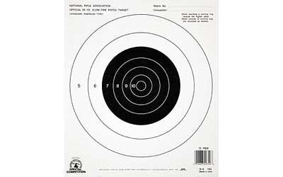 Champion Traps & Targets NRA B16 NRA Target 25Yd Pistol Slowfire 10.
