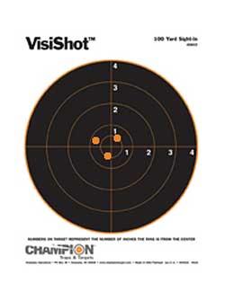 Champion Traps & Targets VisiShot Target Sight-In 10Pk 45804