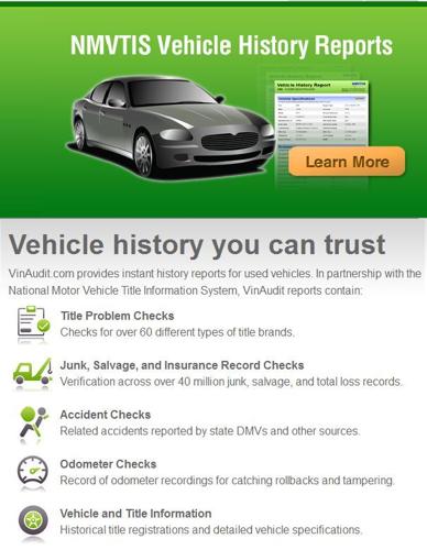 Cheap Carfax Reports - Only $4.99