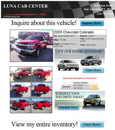 ---2005 Chevrolet Colorado - Victory Red 5-Cylinder