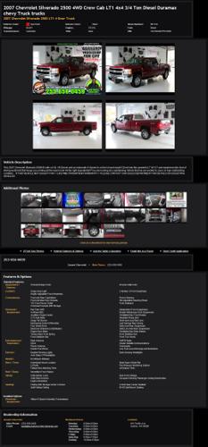 Chevrolet Silverado 2500 4WD Crew Cab Lt1 4X4 3/4 Ton Diesel Duramax Chevy Truck Trucks
