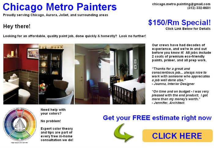 ?Chicago Metro Painter - Quick, Budget Painting ~ $150 SPECIAL!????