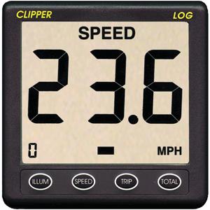 Clipper Speed Log Instrument w/Transducer & Cover (CL-S)