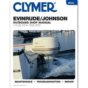 Clymer Evinrude/Johnson 1.5-125 HP Outboards 1956-1972 (B734)