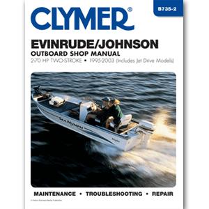 Clymer Evinrude/Johnson 2-70 HP Two-Stroke Outboards (Includes Jet .