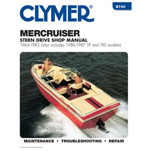 Clymer MerCruiser Stern Drives 1964-1985 w/TR & TRS 1986-1987 (B740)