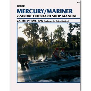 Clymer Mercury/Mariner 2.5-60 HP Two-Stroke Outboards (Includes Jet.