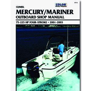 Clymer Mercury/Mariner 75-225 HP 4-Stroke Outboards 2001-2003 (B712)