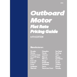 Clymer Outboard Motor Flat Rate Manual (OF10)