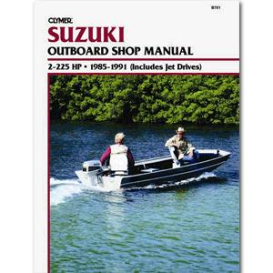 Clymer Suzuki 2-225 HP Outboards (Includes Jet Drives) 1985-1991 (B.