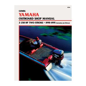 Clymer Yamaha 2-250 HP Two-Stroke Outboards & Jet Drives 1990-1995 .