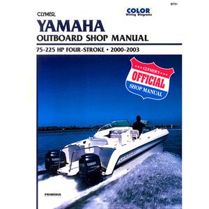 Clymer Yamaha 75-225 HP Four-Stroke Outboards 2000-2004 (B791-2)