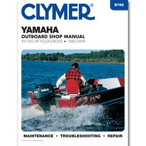 Clymer Yamaha 9.9-100 HP Four-Stroke Outboards 1985-1999 (B788)