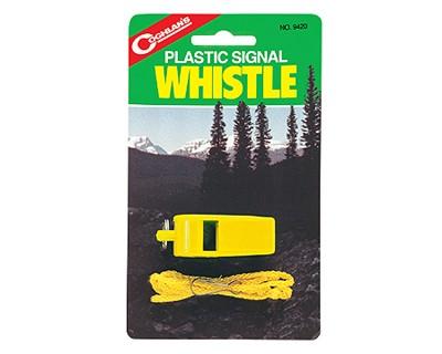 Coghlans Signal Whistle - Yellow Plastic 9420