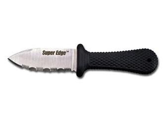 Cold Steel Super Edge Fixed Blade Stainless Combo Drop Point Secure.
