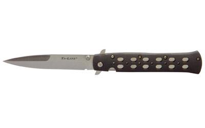 Cold Steel Ti-Lite Folding Knife Stainless Plain Spear Point Liner .