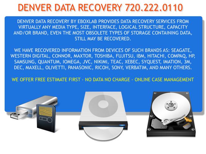 Colorado Springs Data Recovery - No Data No Charge