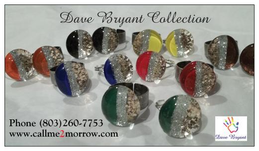 Colorful Rings and Charms by Dave Bryant