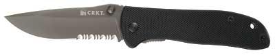 Columbia River Knife & Tool Drifter Folding Knife Black Combo Clip .