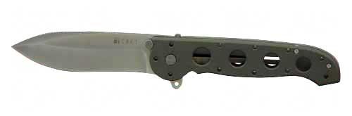 Columbia River Knife & Tool M21 Folding Knife Bead Blast Plain Spea.