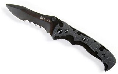 Columbia River Knife & Tool Mini My Tighe Folding Knife Black Titan.
