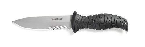 Columbia River Knife & Tool Ultima Fixed Blade Black Titanium Nitri.