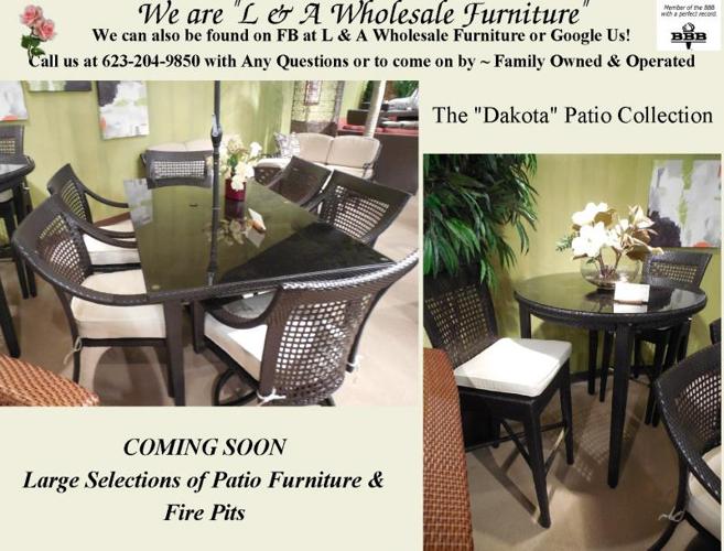 COMING SOON ? High End Patio Furniture & Fire Pits for Less