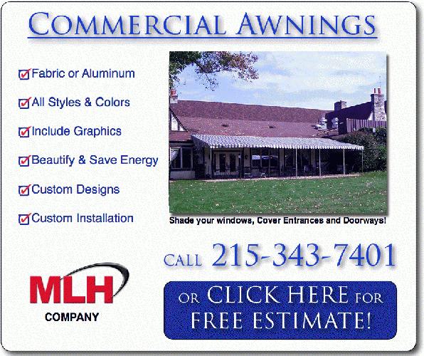 Commercial Awning for your Business or Office