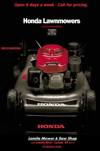 Commercial Honda Lawn mowers - Call for pricing